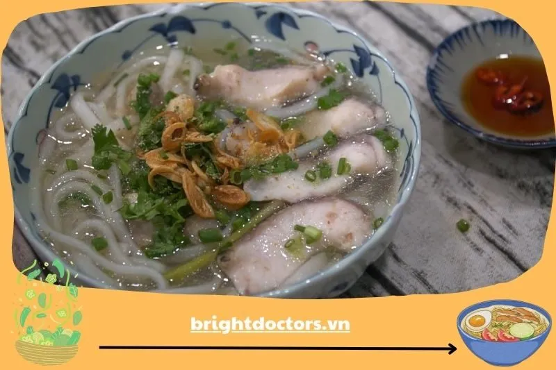 Bánh canh cá lóc Óc Eo