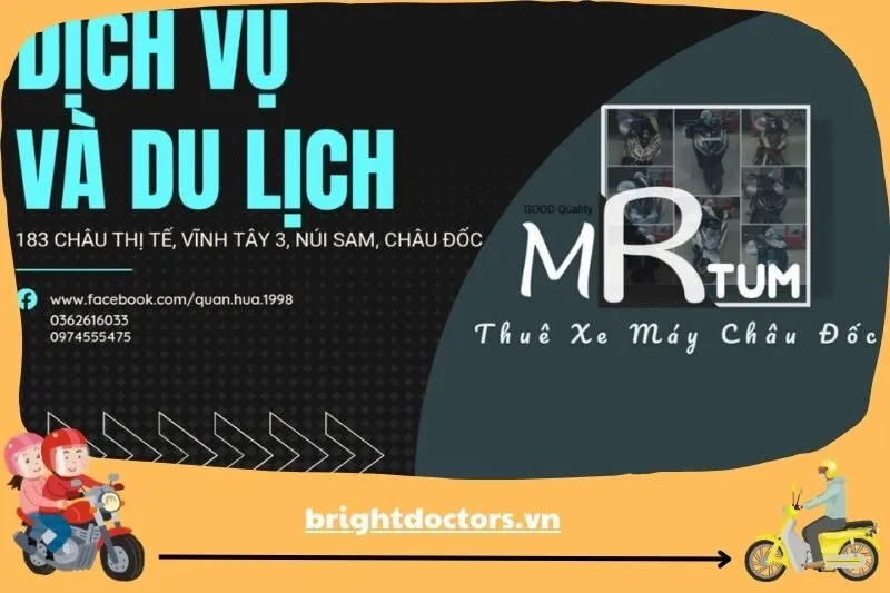 Mr. Tủm – Thuê xe máy ở Châu Đốc