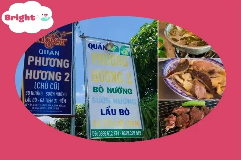 Địa Chỉ Ăn Bò Nướng An Giang - Quán Bò Nướng Phương Hương